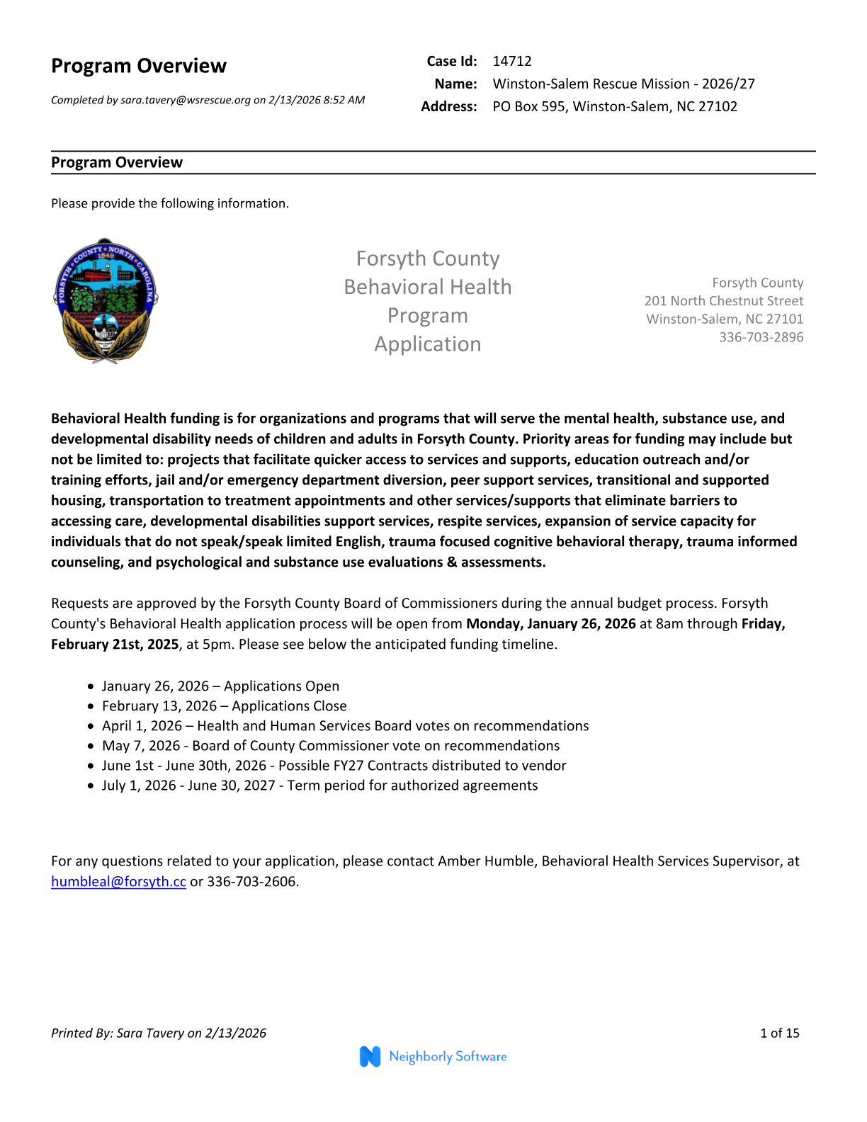 Mental Health Counselor for Men in Recovery — first page preview